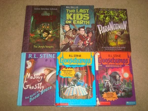 Horror Book LOT Goosebumps Monster Edition ParaNorman Ghostly Last Kids on Earth - Picture 1 of 10