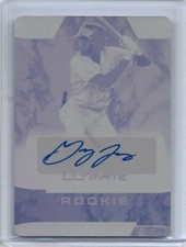 2019 Leaf Ultimate Draft GREG JONES Magenta Print Plate Auto RC 1/1 Rays
