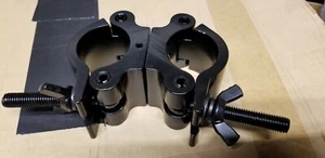 GENERICO ALUMINUM 50mm SWIVEL CHEESEBORO TRUSS SCAFFOLDING SCAFFOLD CLAMP BLACK - Picture 1 of 2