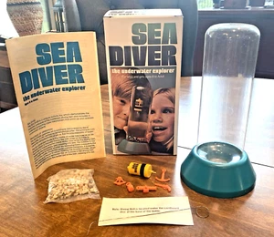 Vintage Sea Diver Unterwasser Explorer Parker Brothers Original Teile & Box EUC - Bild 1 von 14