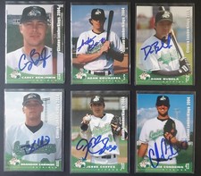 Autographed 2004 Clinton LumberKings card set +update (35/37 signed) minors