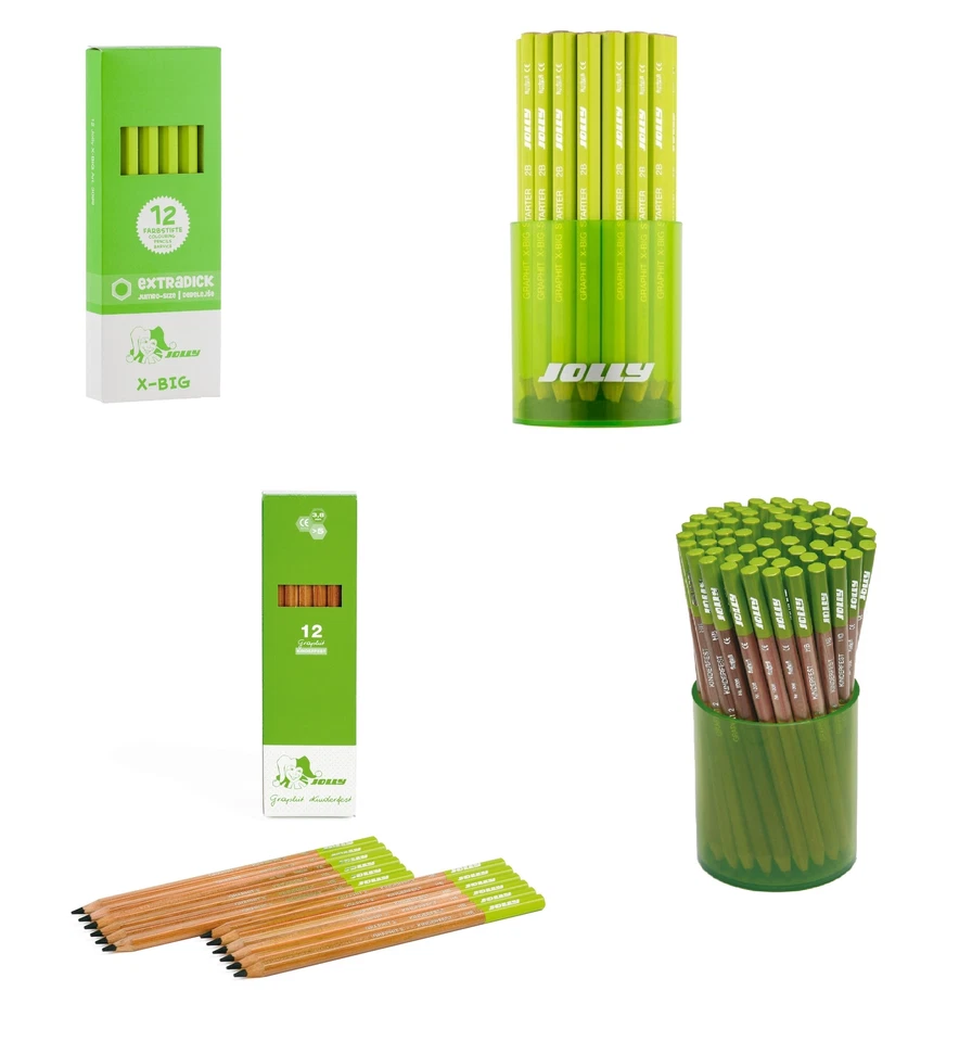 JOLLY Graphitstift kinderfest/X-Big Starter HB Bleistift Schule Skizzieren - Bild 1 von 1