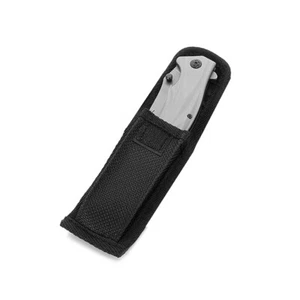 2 Stück Schwarz Nylon Etui Scheide Tasche für Klappmesser Werkzeug Rückseite Gürtelclip Etui  - Bild 1 von 12