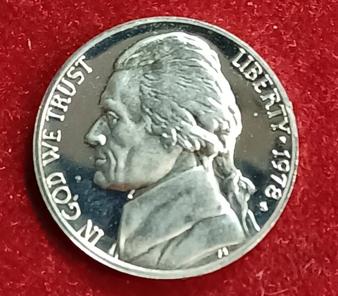 1978-S Jefferson Proof Nickel Cover