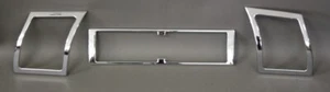 TELAIO CROMATO GRIGLIA DI VENTILAZIONE BOCCHETTE DI VENTILAZIONE CROMO ACCIAIO INOX MERCEDES W140 - Foto 1 di 1
