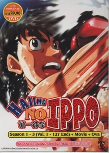 DVD Anime Hajime No Ippo TV Series Season 1-3 Vol.1-127End+Movie+OVA English Sub - Picture 1 of 3
