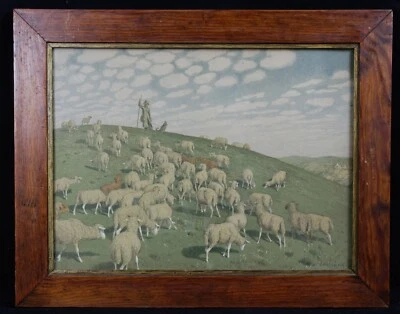 Hans Richard von Volkmann (1860-1927) Lithographie IN Colors Halle ( - Bild 1 von 4