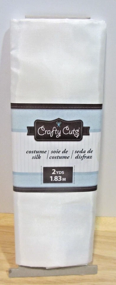 Crafty Cuts100% Cotton Fabric WHITE - 2 yds (72" x 44") - Image 1 of 3