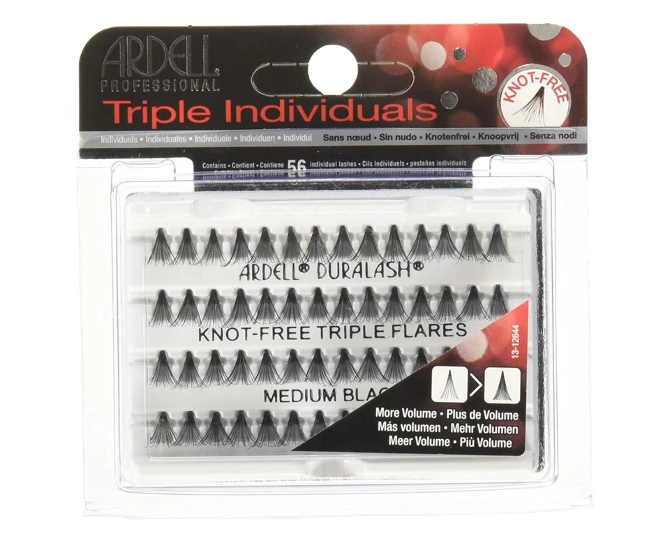 Ardell Lashes Triple Individuals Knot-Free Triple Flares MEDIUM - Image 1 of 1