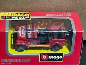 1984 Burago Bburago 4 INCH Renegade Jeep #4122, Red, 1/43, NIB - Picture 1 of 2