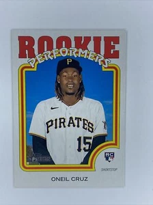 2022 Topps Heritage High Number / ONEIL CRUZ · Rookie Performer · #RP-5 · RC - Bild 1 von 2
