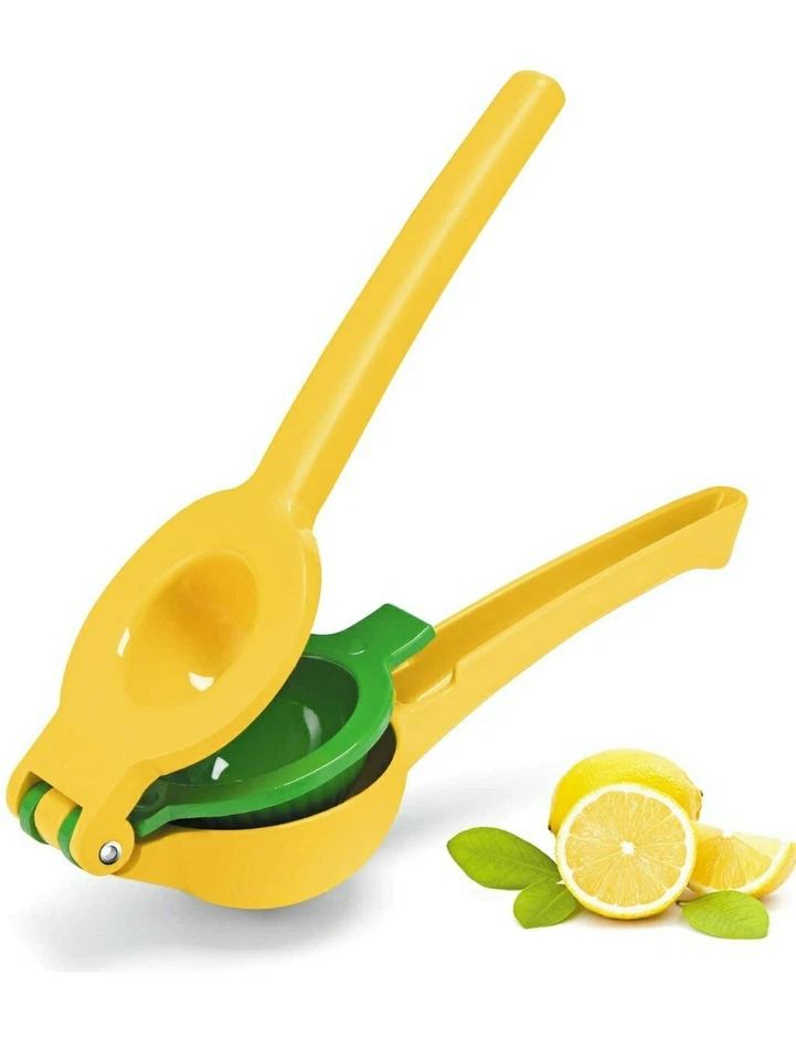 Exprimidor de prensa manual de cítricos de limón y lima de acero inoxidable herramienta exprimidora Foto 1 de 4