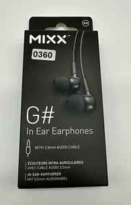 Mixx G# In Ear Earphones Headphones New Boxed - Picture 1 of 3