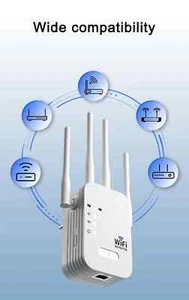 TopePop 1200M Wireless WIFI Repeater 5G 2.4G Router Wifi Range Wireless routers - Picture 1 of 10