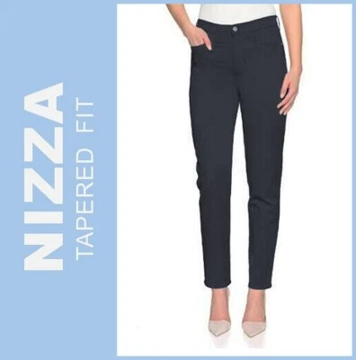 STOOKER NIZZA | blue black | Tapered Fit Style | DAMEN Denim Stretch Jeans Hose
