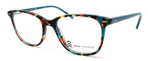 ADIN THOMAS - AT-524 C1 49/17/135 - TEAL TORTOISE - NEW Authentic EYEGLASSES - Picture 1 of 2