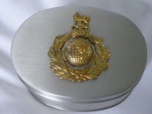 Royal Selangor scatola in peltro con distintivo berretto Royal Marines - Foto 1 di 4