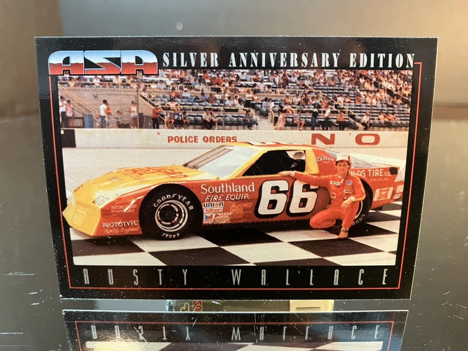 Rusty Wallace Traks ASA Silver Anniversary Edition 1992 Card #13 - Image 1 of 1