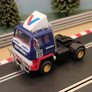 Scalextric 1:32 Lorry Truck Racing Rig - C2071 Blue Valvoline #22 #Z - Picture 1 of 3