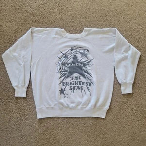 Sudadera Raglán Envejecida Años 80 De Colección XL Abuelo La Estrella Más Brillante - Imagen 1 de 8