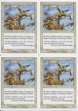 MTG: HEAVY BALLISTA 6th Edition UNCOMMON; played, Excellent condition x4
