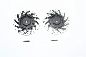 GPM Aluminum +3Mm Hex With Brake Disk With Silver Lining For AXIAL SCX10 II - Picture 1 of 8