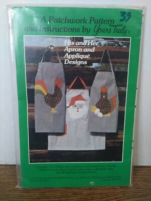 复古 "A 拼布图案和说明由 YOURS TRULY Apron Hen Santa 设计 — 第 1/3 张图片