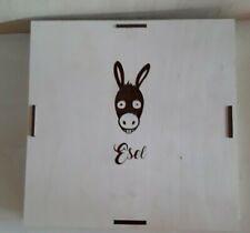 Eselspiel  Esel Gesellschaftsspiel Box Sperrholz Birke neu made in Germany