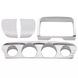 Tri Line Gauge Stereo Accent Trim Cover For Electra Glide Ultra Limited FLHTK - Picture 1 of 20