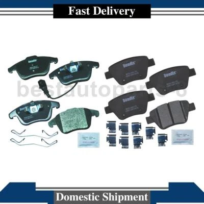 Pastillas de freno delanteras traseras para Volkswagen Passat 2015 2014 2013 2012 Foto 1 de 4