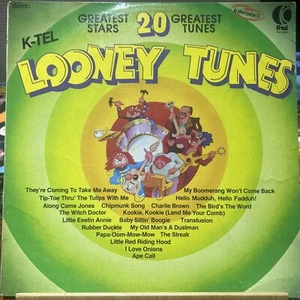 LOONEY TUNES GREATEST 20 STARS GREATEST 20 TUNES VINYL LP K-TEL NA 489 (R4.5) - Picture 1 of 2