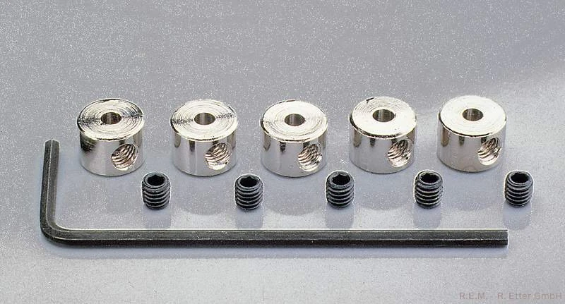 Stellringe 5 Stück Größen wählen 2mm bis 6mm Stellring Sicherung Sicherungsring - Bild 1 von 1
