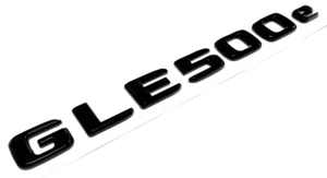 GLE500e Gloss BLACK FOR MERCEDES GLE500e LIFTGATE REAR TRUNK EMBLEM BADGE PLATE - Bild 1 von 2