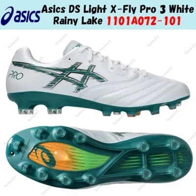 Asics DS Light X-Fly Pro 3 White Rainy Lake 1101A072-101 taglia uomo - Immagine 1 di 4