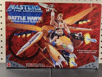 Masters of the Universe Battle Hawk Figure 2001 Mattel NIB. Box Shows Wear - Image 1 of 4