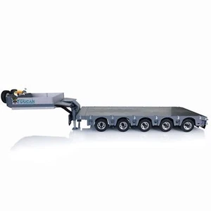 1/14 Metal Heavy 5Axle Steering Lowboy Trailer Sticker For Tamiya RC Tractor Car - Picture 1 of 11