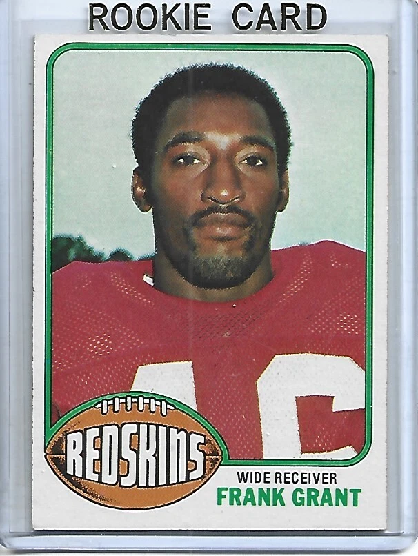 Frank Grant 1976 Topps Football ROOKIE Card #151-Washington Redskins - Image 1 of 2