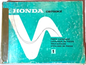 Lista De Repuestos Catálogo Honda CB 750 KZ - Imagen 1 de 3