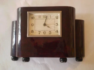 Vintage Hanse alte Schreibtischuhr Wecker - Bild 1 von 12