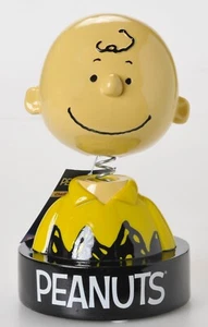 Peanuts Charlie Brown 70th Anniversary Nodder Bank 8.2" NEW Plastic Bobble Head - Picture 1 of 7
