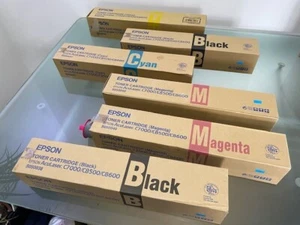 Epson S0500 Toner Original Aculaser C7000/C8500/C8600 Bundle price - Picture 1 of 4
