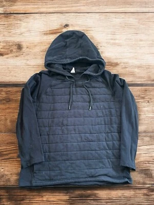 Zyia Active Combo Quilted Hoodie Sweatshirt Womens XL Black Shirt Sweatshirt - Image 1 of 4