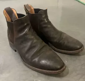 Crockett & Jones Brown Rough Out Suede Chelsea 5 Boots UK 7.5 E US 8.5 - Picture 1 of 11