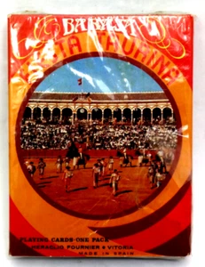 Playing Cards BARAJA Fiesta Taurina made in Spain Sealed Vintage Photos on Cards - Picture 1 of 9