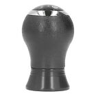 ? 5 Speed Gear Shift Knob Abs Antiaging Black Good Adhesion Shifter Head For