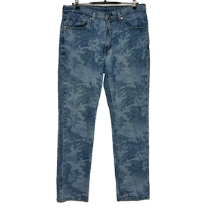 Pantalones de mezclilla Levis 541 para hombre 34x34 azul camuflaje medidas 34x33 pierna recta elásticos - Imagen 1 de 11