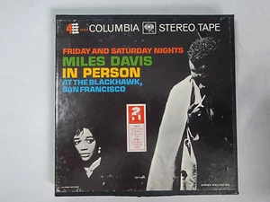 MILES DAVIS In PERSON 2LP Fri & Sat 7 1/2 ips Reel to Reel Tape 4 Track Columbia - Picture 1 of 4