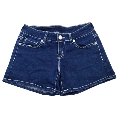 Pantalones Cortos de Denim Rock Republic Ollie Para Mujer 26 Azul Denim Festivalcore Verano Chic Foto 1 de 4