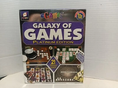 Galaxy of Games Platinum Edition BRAND NEW FACTORY SEALED Big Box 2000 PC GAME  - Image 1 of 4