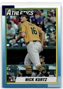 2025 Topps Update 1990 Nick Kurtz RC Athletics #U90-17 - Bild 1 von 2